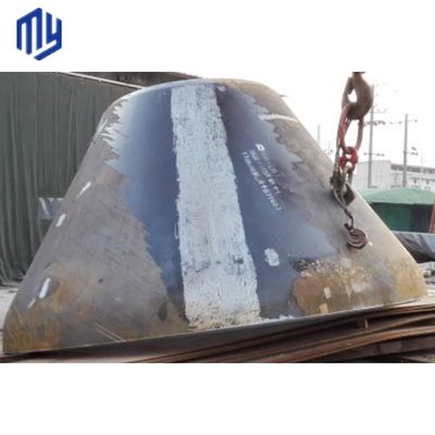 Conical de acero inoxidable cabeza del tanque de extremo para el tanque de almacenamiento dentro de la conexión de soldadura