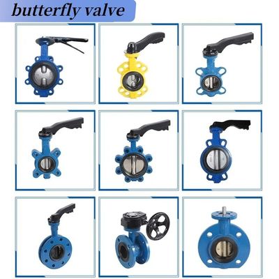 Tratamiento de agua DN400 16 pulgadas Clase 150 de desplazamiento de doble brida excéntrica válvula mariposa