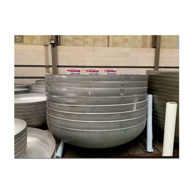 Cabeza de tanque de mezcla de acero inoxidable de forma especial en círculo grande para conexión de soldadura
