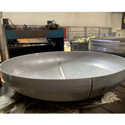 Conexión de soldadura de acero inoxidable de tanque de placas de tapa de extremo para el tanque elíptico cónico igual