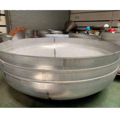 Código de cabeza de círculo de acero de carbono igual ASME Cabezas de buques para tapones de fondo de depósito de platos