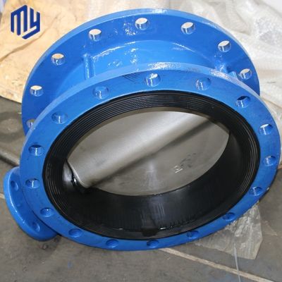 Válvula de mariposa eléctrica de asiento industrial DN600 PN10 PN25 NBR con doble brida rápida abierta