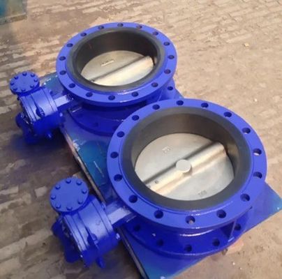 Sistema de agua mejor vendido doble de brida conectar válvula de mariposa con asiento reemplazable