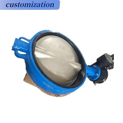 Válvulas para mariposas industriales DN50 pn16 DI Manual de acero inoxidable certificado completo