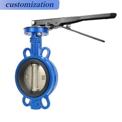 La valva de la mariposa de las obleas estándar API/ANSI/DIN/JIS/ASME con revestimiento de caucho PTFE EPDM