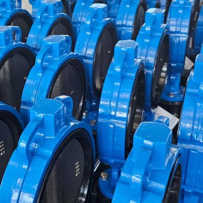 La valva de la mariposa de las obleas estándar API/ANSI/DIN/JIS/ASME con revestimiento de caucho PTFE EPDM