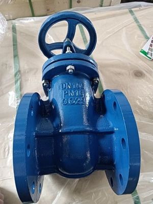 DN32 CI Flange de asiento metálico de hierro fundido Sello blando de estela ascendente de acero inoxidable