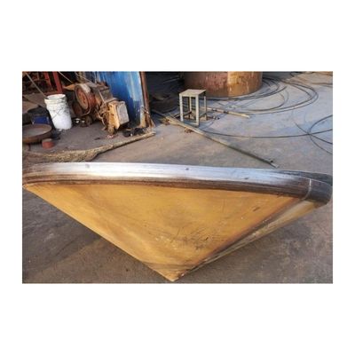 Cabeza de círculo Código de soldadura Conexión de acero inoxidable Tanque Fondo del tanque Cabeza cónica