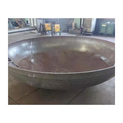 Conexión de soldadura personalizada de acero al carbono cabeza de plato elíptica para conexión de extremo del tanque