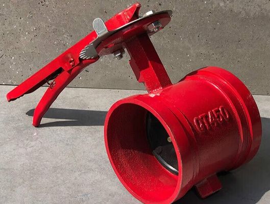 Sistema de incendio 300Psi válvula de mariposa con ranura con señal personalizada a sus necesidades