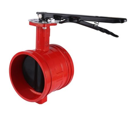 Sistema de incendio 300Psi válvula de mariposa con ranura con señal personalizada a sus necesidades