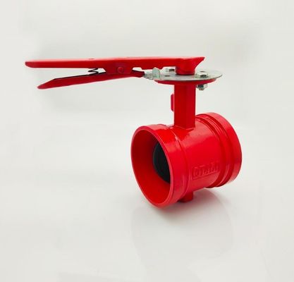 Sistema de incendio 300Psi válvula de mariposa con ranura con señal personalizada a sus necesidades