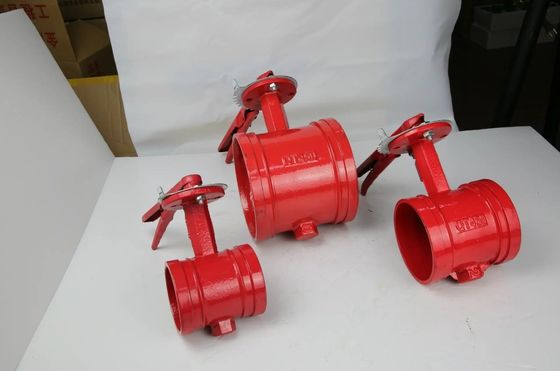 Válvula de mariposa de tipo Wafer / Lug / Flange / Grooved End personalizada para la eficiencia industrial