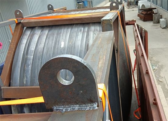 OEM soporte personalizado cabeza de tanque de hierro dúctil para el fondo de la caldera