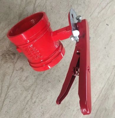 Válvula de mariposa con ranura de fuego DI de temperatura media PN10 PN16 2 "-10" para trinchera
