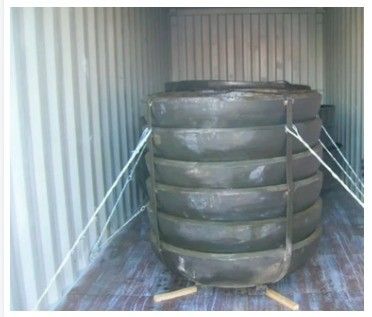 Cabeza de plato para recipientes a presión de acero forjado en forma de círculo para aplicaciones industriales