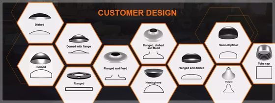Apoyo personalizado para la cabeza forjada y industrial de fuselaje de fondo plano de hierro