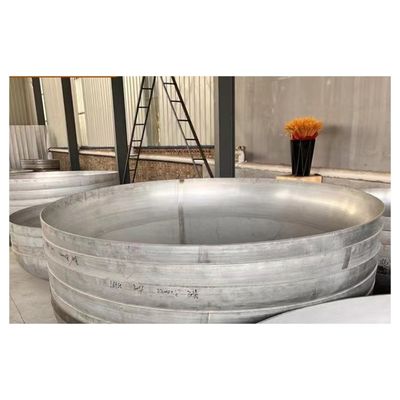 La norma ASME establece que los equipos de acero inoxidable deben estar equipados con una cabeza de plato esférica elíptica para tubos de acero inoxidable 304/306.