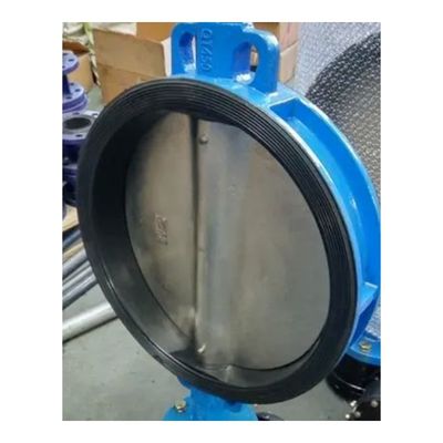 Estructura del diafragma DN1200 El engranaje de gusano de hierro fundido Flange de mariposa válvula para industrial