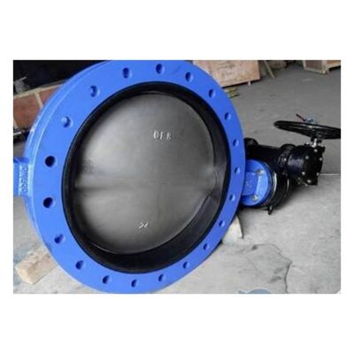 DN1000 Pn16 válvula de mariposa de doble brida excéntrica de temperatura media para el sector industrial