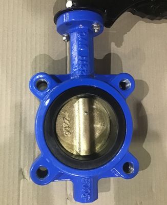 DN350 PN16 Válvula de mariposa EPDM Válvula de hierro dúctil con flanges para el sistema de agua