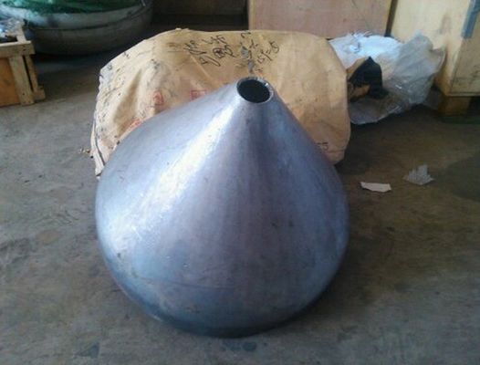 Capítulo final de la industria para aplicaciones de cabeza de plato de hierro de acero al carbono cónico torisférico