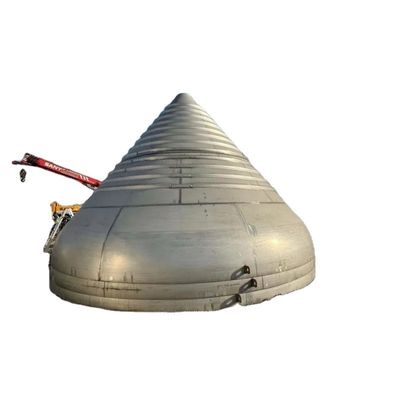 Hexágono / conexión redonda soldadura de acero inoxidable 304 ASME cabeza de plato cónico