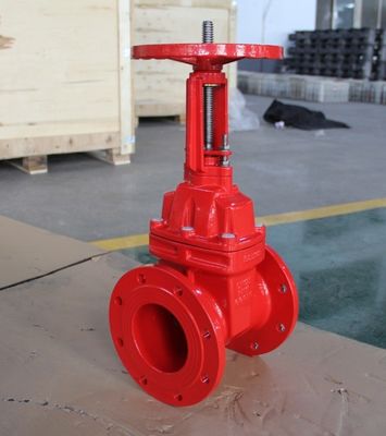 Válvula de puerto de tipo de flanqueado de tallo ascendente de tamaño de puerto personalizado de 2,5" para GB DIN ANSI GOST Standard