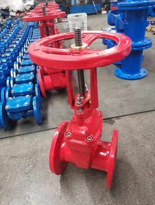 Válvula de puerto de tipo de flanqueado de tallo ascendente de tamaño de puerto personalizado de 2,5" para GB DIN ANSI GOST Standard