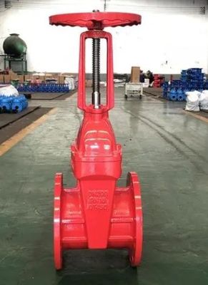 Válvula de puerto de tipo de flanqueado de tallo ascendente de tamaño de puerto personalizado de 2,5" para GB DIN ANSI GOST Standard