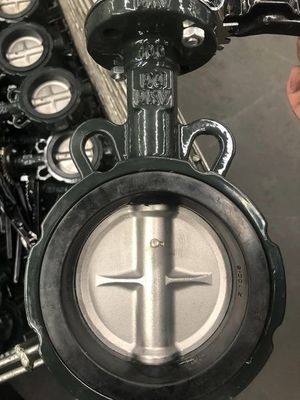 Válvulas para aguas residuales Tipo de oblea JIS API 150LB PN16 Coréia Válvula mariposa para agua, petróleo y gas