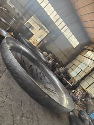 Estándar de la industria ASME personalizado elípsoidal 304 cabeza de extremo del tanque