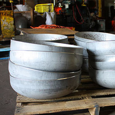 Cabeza del tanque elíptico de acero carbono 304 Cabeza del plato para el tanque de almacenamiento de agua OEM