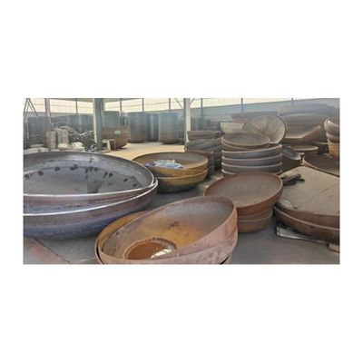 Apoyo personalizado OEM Semi Ball Q235 Dished End de hierro fundido cabeza hemisférica