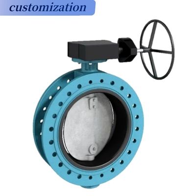 Válvulas de servicio de calentadores de gas y agua para válvula de mariposa de una sola brida de hierro dúctil de acero inoxidable