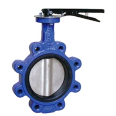 Válvula de mariposa de fluoro revestida con tapón DN80 estándar estadounidense Ltd71f46-16p para medios de gas