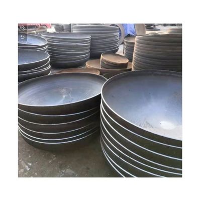 Cabezas de tanques de acero de precisión con extremo de plato en forma hemisférica para piezas de calderas