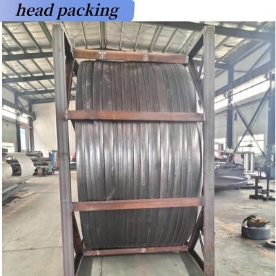 Conexión de soldadura de acero inoxidable roscado con tapa de extremo del tubo del tanque de metal con cabeza circular