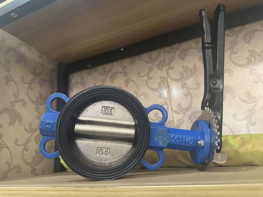 1 pulgada de acero inoxidable sanitario válvula de mariposa neumática con estructura personalizada