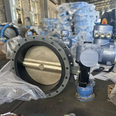 Válvula de mariposa revestida con PTFE de 200 mm para operación manual en aplicaciones industriales