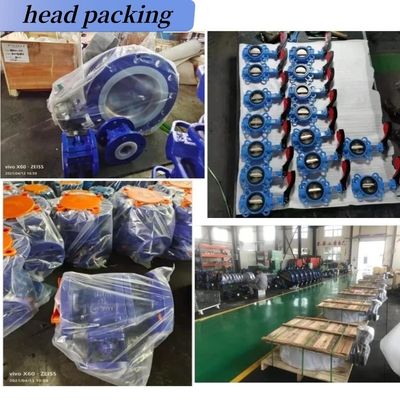 Válvulas de mariposa hidráulica de hierro fundido Extensión del tallo Flange de PVC neumático 1 pulgada sanitario