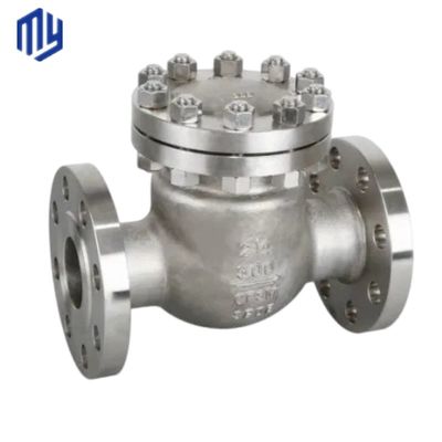 Acero inoxidable DN200 8 pulgadas de dos vías PN16 doble tipo de brida sin retorno válvula de control de balanceo