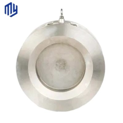 Válvula de control de balanceo de placas únicas de elevación de obleas de acero inoxidable manual Pn25 DN 50 para válvula de drenaje