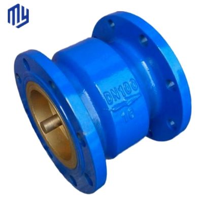 Estructura del diafragma Hc41x Pn10 Pn16 Sump Pump Doble Flange Muffler Válvula de verificación silenciosa