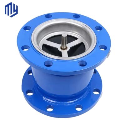 Estructura del diafragma Hc41x Pn10 Pn16 Sump Pump Doble Flange Muffler Válvula de verificación silenciosa