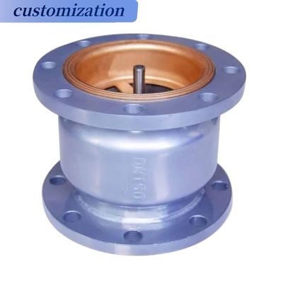 Estructura del diafragma Hc41x Pn10 Pn16 Sump Pump Doble Flange Muffler Válvula de verificación silenciosa