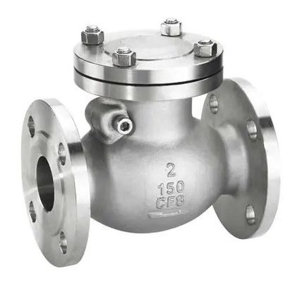 Válvula de verificación con perno de tipo industrial BS5163 para temperatura media