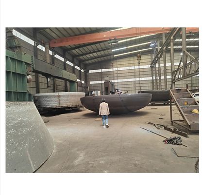 OEM Hemisferio tubo de pulido elípsoidal final cubierta de alcantarillado del tanque sanitario