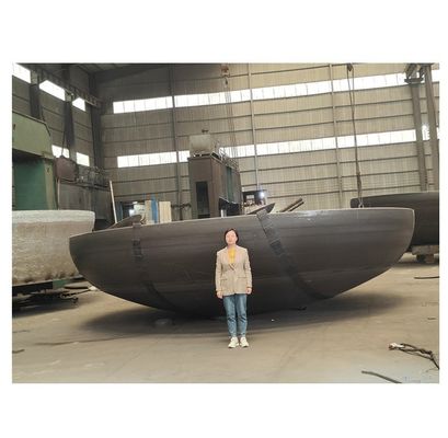 OEM Hemisferio tubo de pulido elípsoidal final cubierta de alcantarillado del tanque sanitario