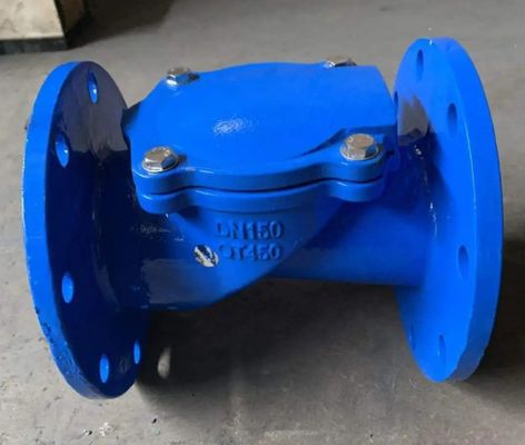 Válvula de verificación flexible de hierro fundido para agua